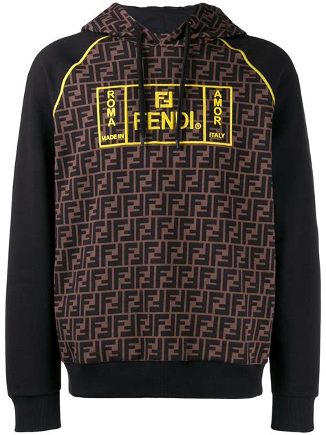 fendi hoodie roma|fendi hoodie price.